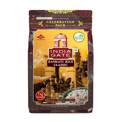 India Gate Basmati Rice Classic Pack 1 Kg