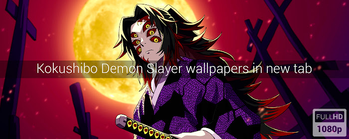 Kokushibo Demon Slayer Wallpapers New Tab marquee promo image