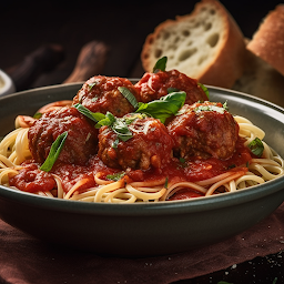 Meatballs Marinara Pasta