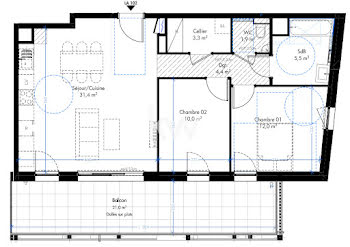 appartement à Mittelhausbergen (67)