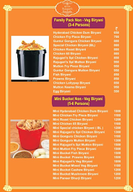 Rajugari’s Ruchulu menu 6