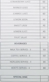 Sri Sai Juice And Icecream Shop menu 2