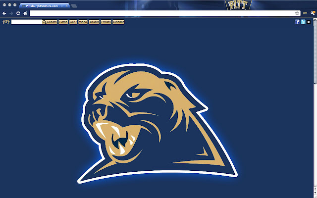 University of Pittsburgh Theme chrome extension