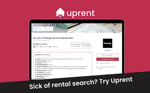 Uprent - Superhuman for Rental Search