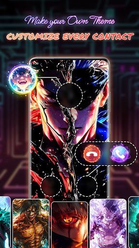 Screenshot Anime Call Screen: Call Dialer
