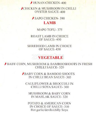 Aromas of China menu 5