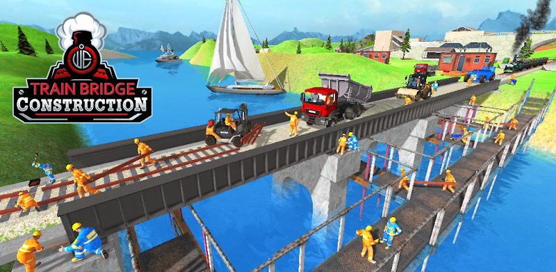 Train Bridge Construction: Railroad Building Sim