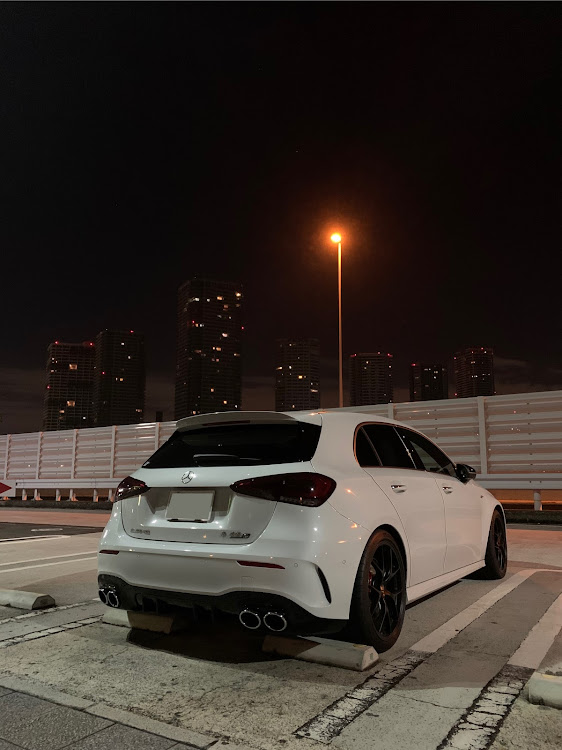Aクラス ハッチバックのＡクラス・AMG・辰巳第一PA・朝活に関するカスタム事例の投稿画像1枚目