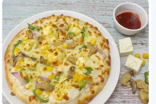 Paneer Cheese Pizza 9 Inch With 750ml Thumbs Up