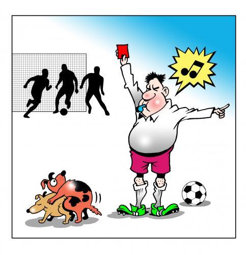 Image result for soccer red card cartoons