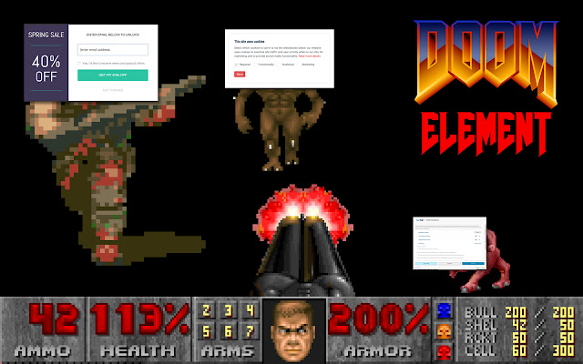 Doom element chrome extension