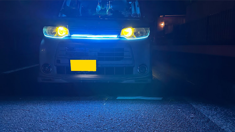 タントカスタムのピクシスカスタム・ピクシスカスタムL375S・イエローポジション・レモンイエロー・レモンイエローLEDに関するカスタム事例の投稿画像1枚目