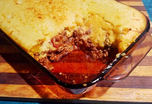 Simple Savory Tamale Pie is delicious comfort food on a cold winter night!  This scrumptious one dish meal is ready in less than an hour and will feed a hungry family of 6!

