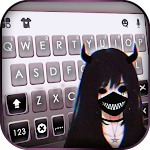 Cover Image of Tải xuống Devil Mask Girl Keyboard Theme 1.0 APK