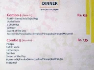 Prems Graama Bhojanam menu 3