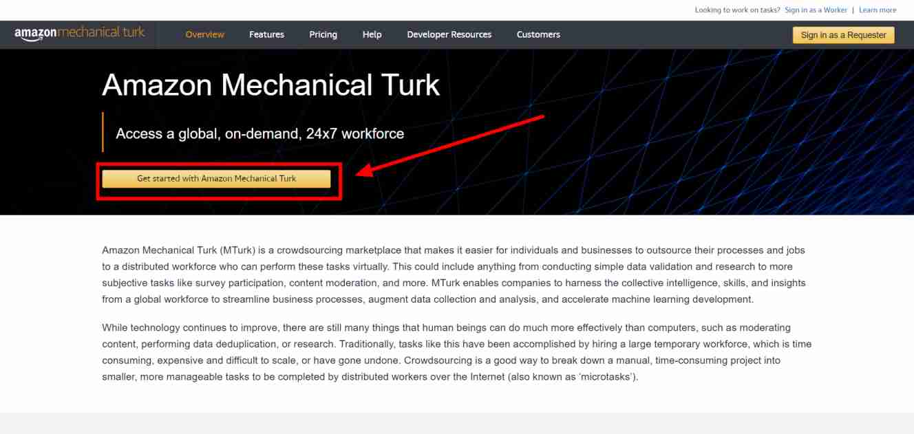 Amazon Mechanical Turk से पैसे कमाए