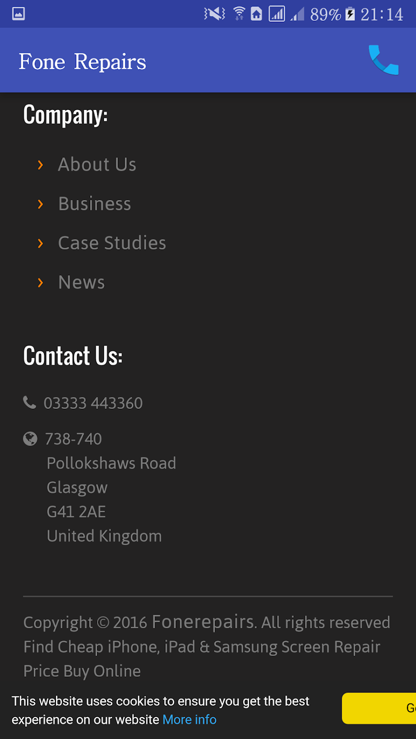 Fone Repairs UK Screen 2