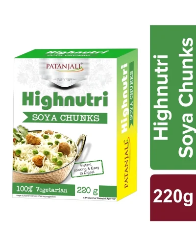 Patanjali Soya Chunks - 220 gm