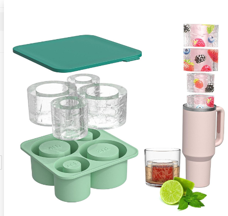Title 1, Quick-frozen Household Edible Silicone Ice Cube...