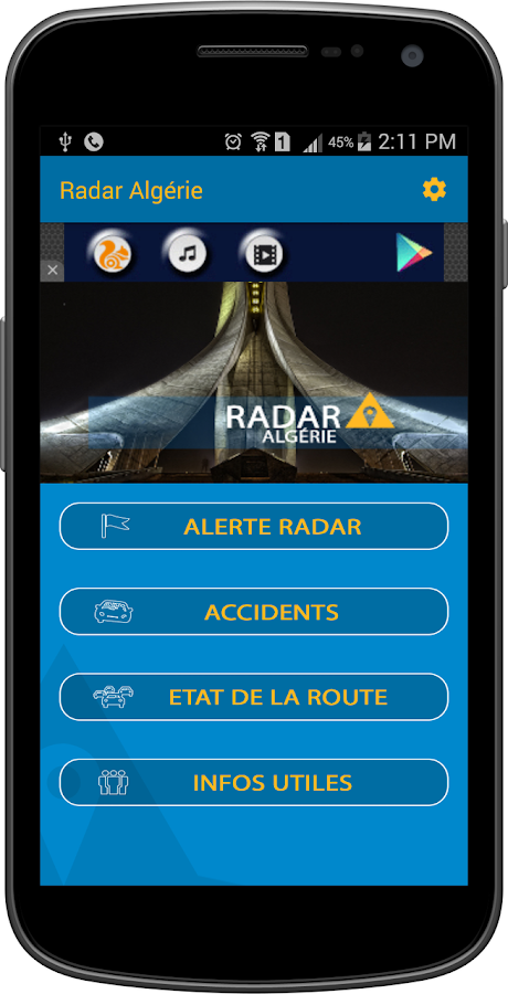  Radar Algérie – Capture d'écran 