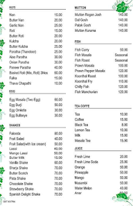 Mallu's Dhaba menu 3