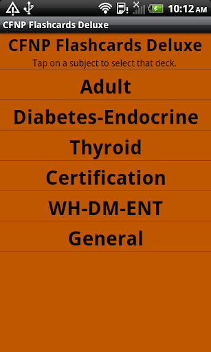 CFNP Flashcards Deluxe