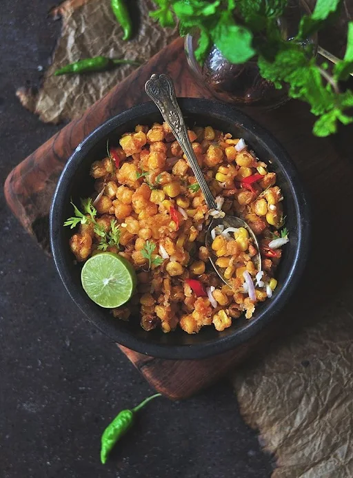 Crispy Corn Chaat ( Medium Serves 2- 3)