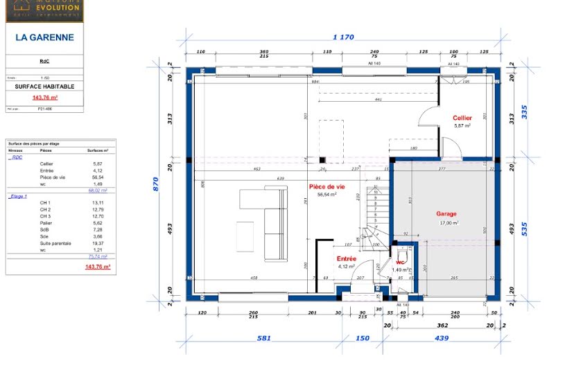  Vente Terrain + Maison - Terrain : 435m² - Maison : 145m² à Soisy-sous-Montmorency (95230) 