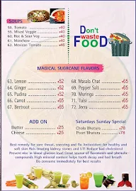 Pancharangi Cafe menu 1