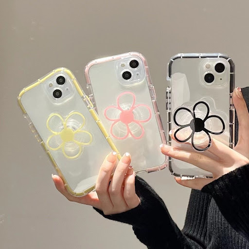 Title 6, Flower Air Bag Mobile Phone Holder Transparent ...