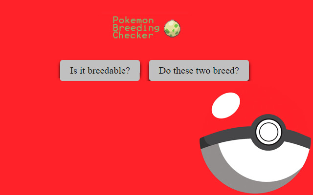 Pokemon Breeding Checker chrome extension