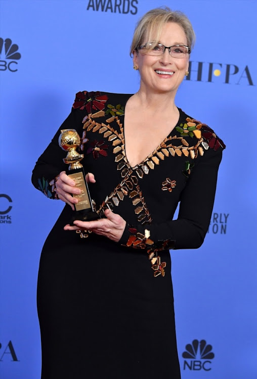 BEVERLY HILLS, CA - JANUARY 08: Meryl Streep poses at the 74th Annual Golden Globe Awards at The Beverly Hilton Hotel on January 8, 2017 in Beverly Hills, California.