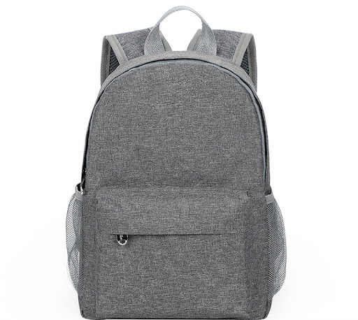 Title 16, Solid Color Backpack Travel Business Casual per...