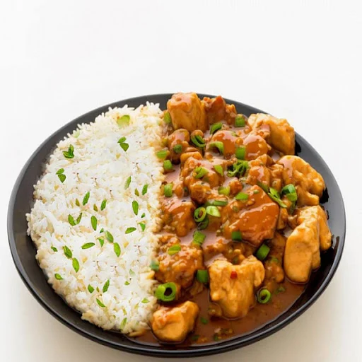 Smokey Butter Chicken Rice Bowl