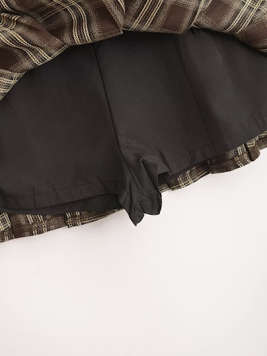 Title 10, Womens Mini Pleated Skirt in European and Amer...