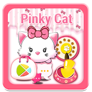 Cute Pinky Cat Theme 1.1.3 Icon