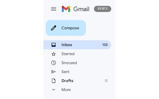 Gmail POP3 Refresh Button