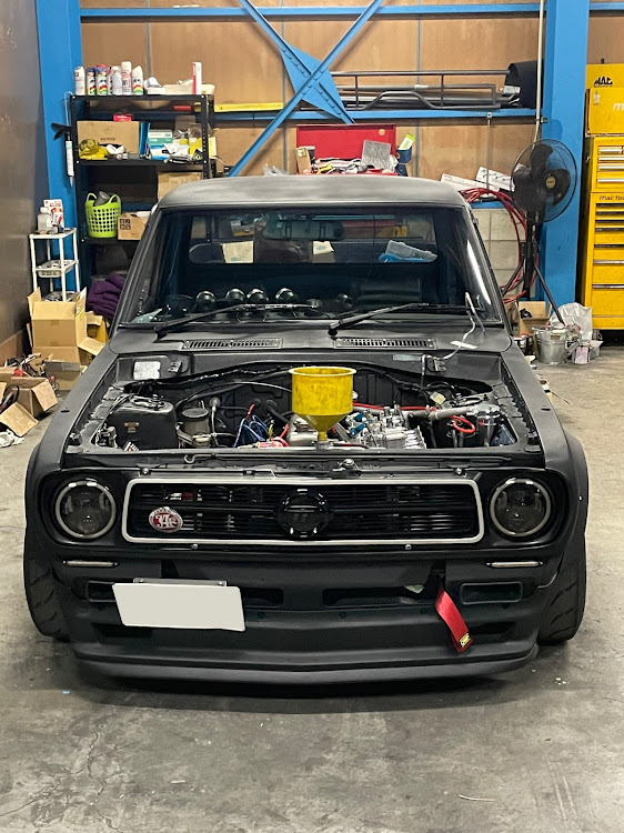 サニートラックのDIY・レストア・ワンオフアルミラジエーター・株式会社コーヨーラド・間もなく納車に関するカスタム事例の投稿画像1枚目
