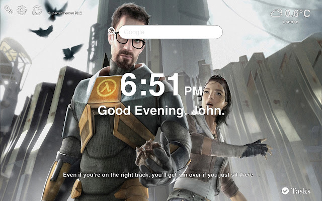 Half-Life 2 Wallpapers and New Tab
