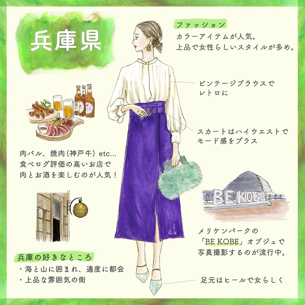 驚くばかり神戸 女子 ファッション 人気のファッション画像