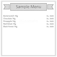 Cakilicious menu 1