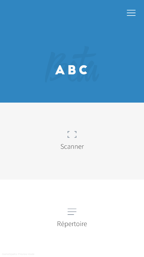 Android application ABC - Augmented Business Cards screenshort