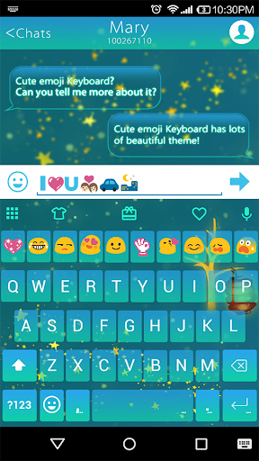 Night Lights Emoji Keyboard