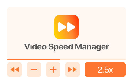 Video Speed Manager Preview image 0