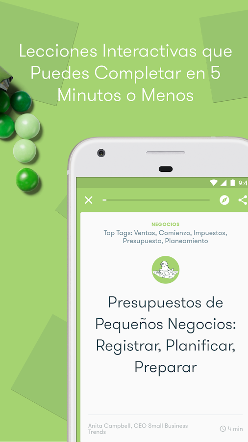   Google Primer: captura de pantalla 