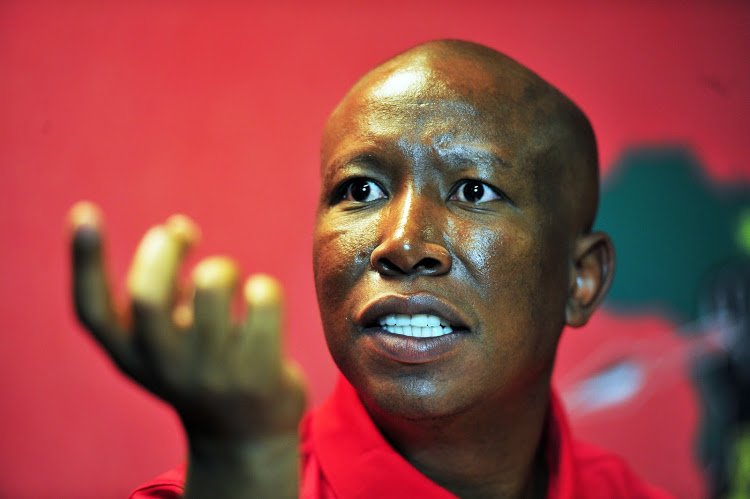 Economic Freedom Fighters (EFF) leader Julius Malema. File photo.