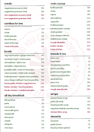 Health Yes! menu 2