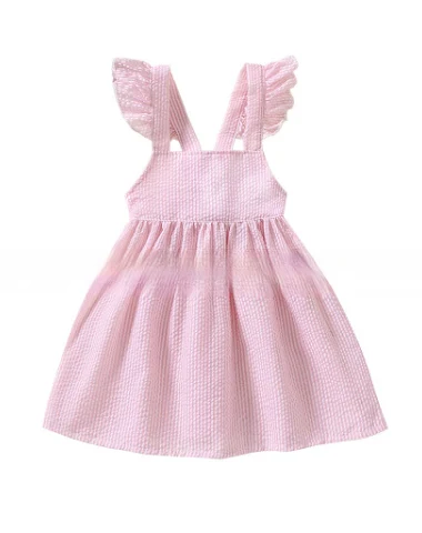 Mouwloze poffige jurk voor baby mei - 0