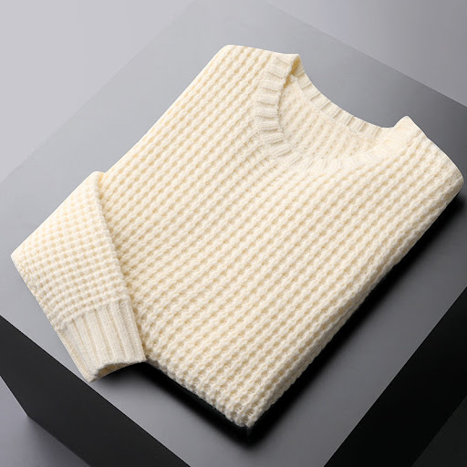 Title 4, Mens Spring and Autumn Two-color Wool-like Rou...