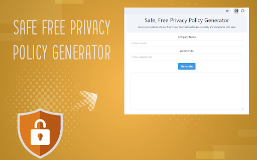 Safe, Free Privacy Policy Generator